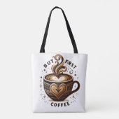 Mais d'abord du café – Sac fourre-tout Swirl & Spa (Dos)