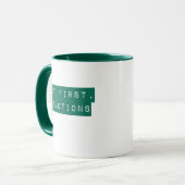 Mais D'Abord, Les Dévotions De La Mug Verte (Devant gauche)