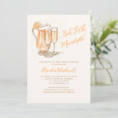 Mais D'Abord Mimosas Brunch Invitation De Douche N (Debout devant)