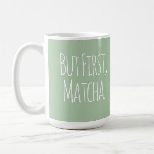 Mais d'abord Mug de thé au café matcha (Gauche)