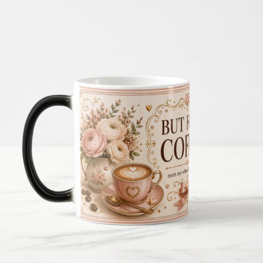 Mais d'abord, Tasse Café Romantique Blush  (Gauche)