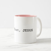 mais d'abord, tasse de café inspirée de JÉSUS (Devant droit)