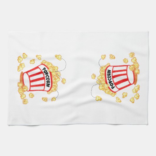 Maïs éclaté - serviette de cuisine (Horizontal)