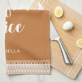 Mais First Citrouille Spice Ajouter Nom Serviette (Quart Plié)