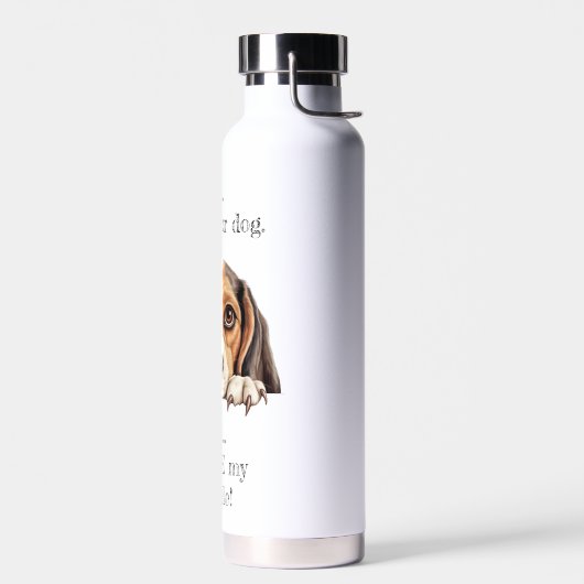 Mais J'AIME mon Beagle ! Bouteille d'Eau (Gauche)