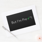 Mais je suis des autocollants pré-vérification (x4 (Enveloppe)