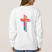 Mais Jésus Sweatshirt pour les femmes (Dos)