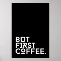 Mais le premier poster d'humour de café