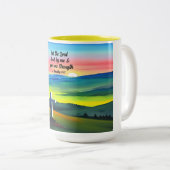 Mais L'Éternel Se Tenut Par Moi, Mug À Deux Tons (Devant droit)