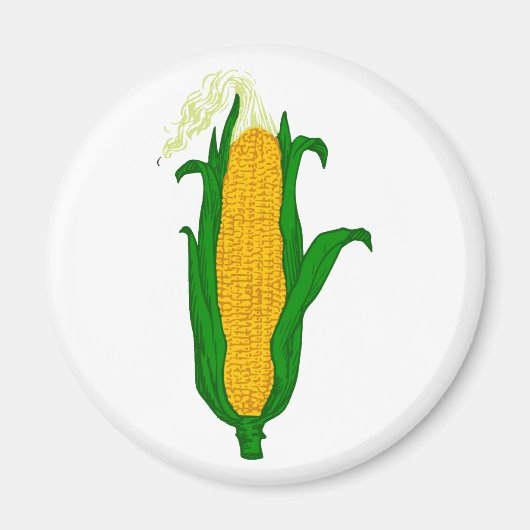 Mais Maiskolben corn cob Magneet (Voorkant)