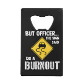 Mais Officier dit faire une brûlure - drôle de voi (Dos)