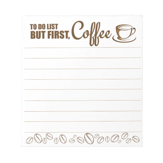 Mais Premier Bloc-notes de café (Devant)