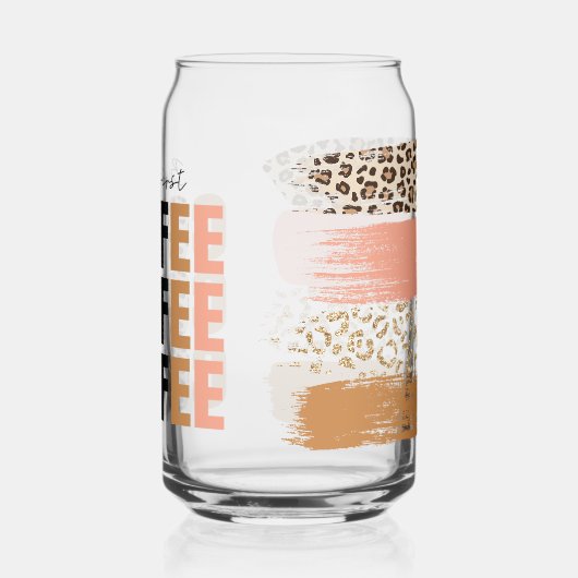 Mais premier Empreinte de léopard rose café (Verso)