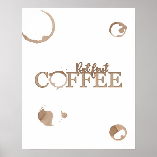 Mais premier poster de café (Devant)