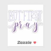 Mais premier Sticker Prière (Feuille)