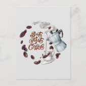 Mais Première carte postale de café (Devant)