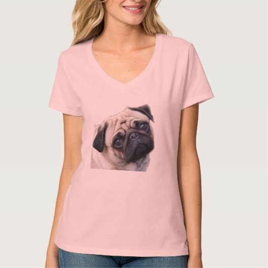 Mais pugs menos drogas t-shirt (Voorkant)