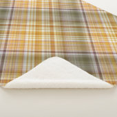 Maïs sec Jaune et vert olive Plaid (3/4)