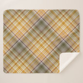 Maïs sec Jaune et vert olive Plaid (Devant (Horizontal))