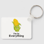 Maïs zit in alles wat allergisch is sleutelhanger (Voorkant)