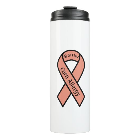 Maïsallergie krijgerslint thermosbeker (Voorkant)