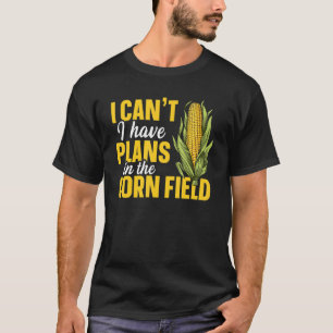 Maisboer voor de teelt van suikermaïs t-shirt