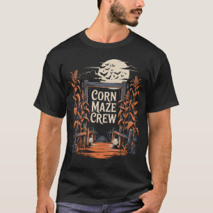 Maïsdoolhof Crew Halloween herfstseizoen T-shirt