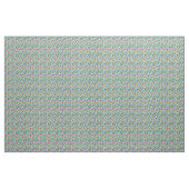 Maisières colorées sur tissu vert (Fat Quarter)