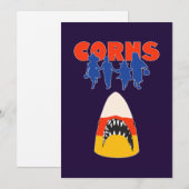 MAÏSKOREN FEESTDAGENKAART (Voorkant / Achterkant)