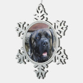 maïskorrel tin sneeuwvlok ornament (Rechts)