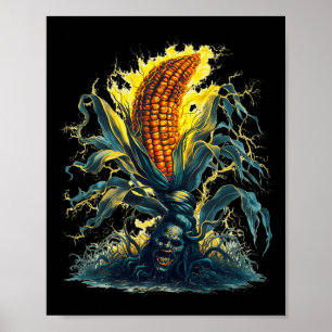 Maïsmaïs Ghost Ghoul Harvest Halloween Fun T-shirt Poster