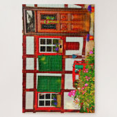 Maison à colombages Allemagne. Puzzle (Vertical)
