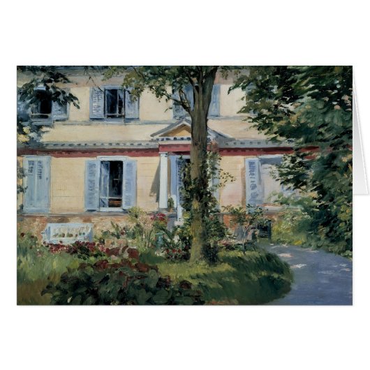Maison à Rueil par Edouard Manet, Art Vintage (Devant horizontal)