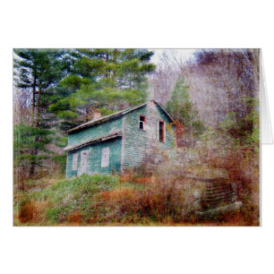 Maison abandonnée et Art numérique de camion