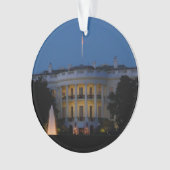 Maison Blanche de Noël à la nuit à Washington DC (devant)