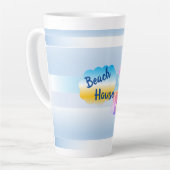 Maison Blue Beach Latte Mug (Angle gauche)