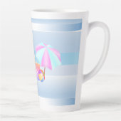 Maison Blue Beach Latte Mug (Droite)