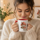 Maison Champignon Mignonne mug à café latte | Fant