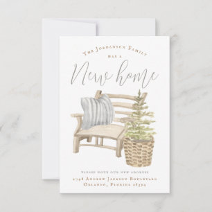 Maison confortable Faire-part de déménagement