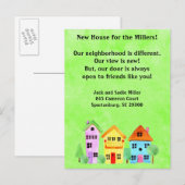 Maison cousue sur le bloc Nouvelles Cartes de Dépl (Devant / Derrière)