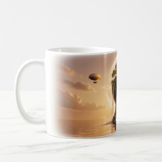 Maison Cozy de la Cascade de l'Île de l'Esprit Mug (Gauche)