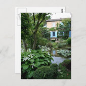 Maison dans un beau jardin Carte postale 1 (Devant / Derrière)
