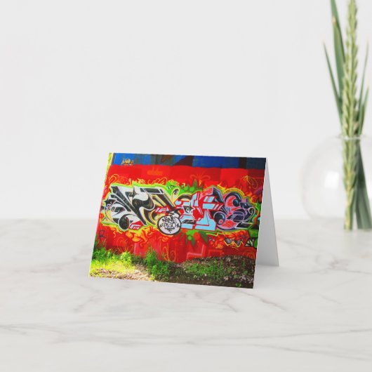 Maison d'art carte pour notes-Amour-Graffiti 3 (Devant)