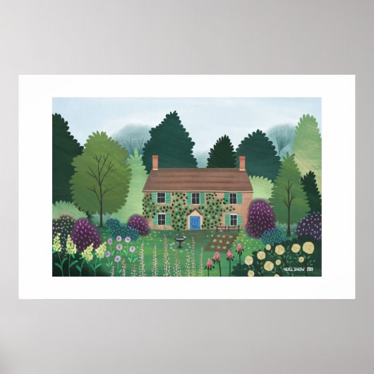 Maison de campagne anglaise Grande impression (Devant)