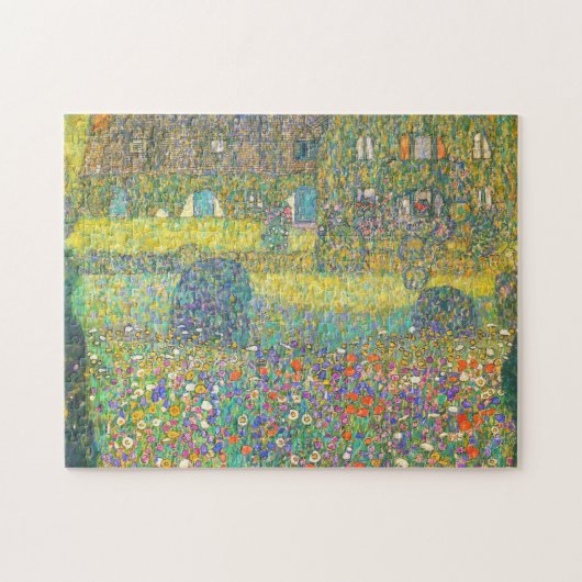 Maison de campagne de Gustav Klimt par le puzzle (Horizontal)