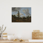 Maison de campagne - Jacob van Ruisdael Poster d'a (Cuisine)