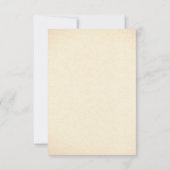 Maison de campagne mariage rustique cartes RSVP (Dos)