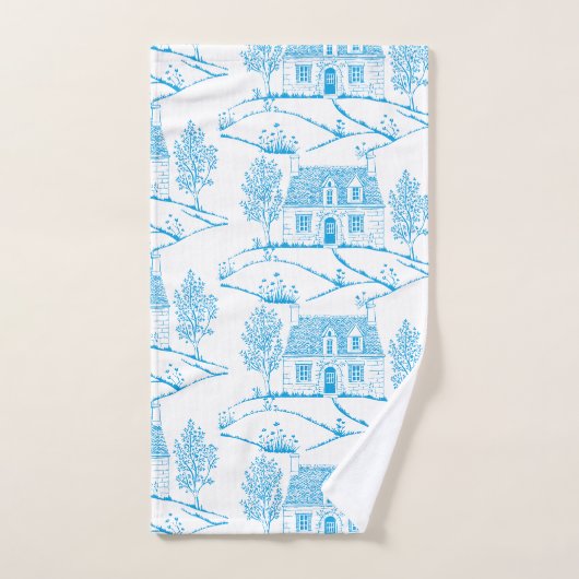 maison de campagne toile (Serviette à main)