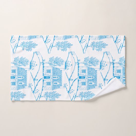 maison de campagne toile (Serviette à main)