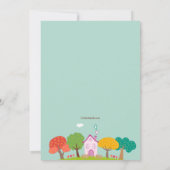 Maison de chalet Faire-part mobile (Dos)